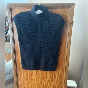 NWOT Express mock neck/ cap sleeve sweater. XS.